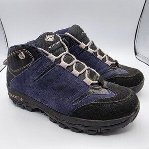 Vans Mens Size 7 Blue Black Hiking Shoes Camping Outdoors Trails Summer
